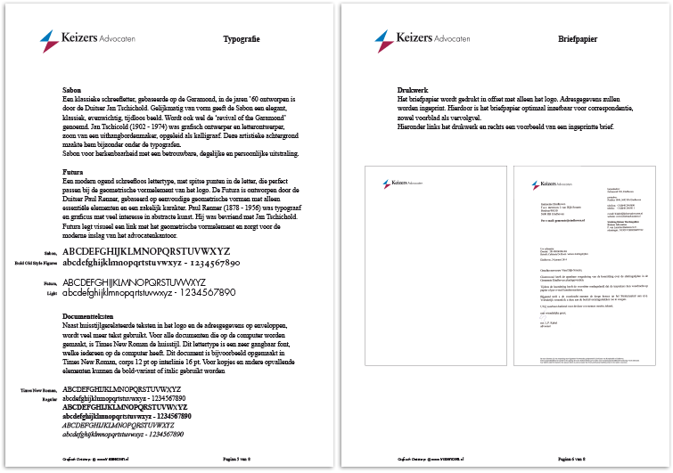 huisstijl: Keizers Advocaten