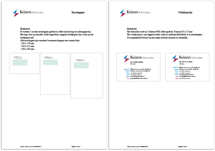 huisstijl: Keizers Advocaten