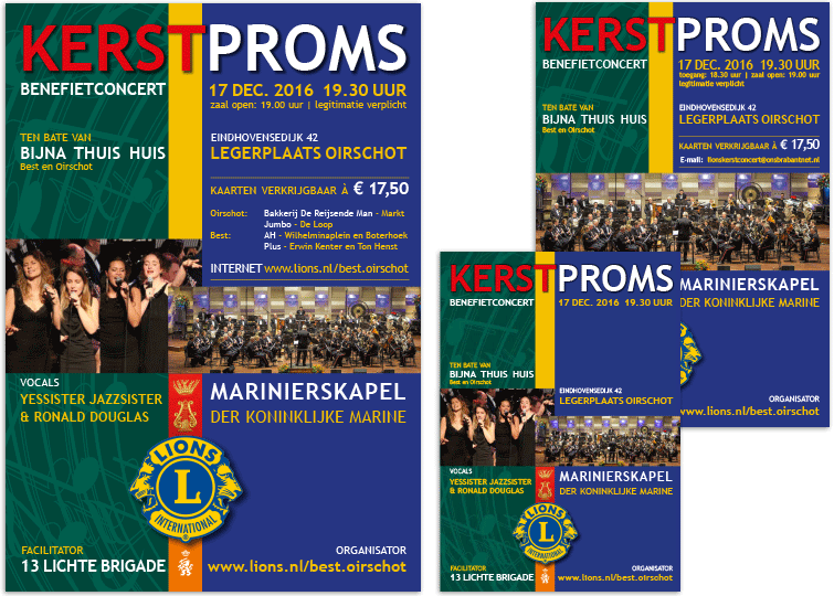 flyer: Lions Best Oirschot, Benefietconcert