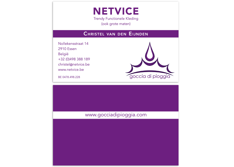 visitekaartje: Netvice