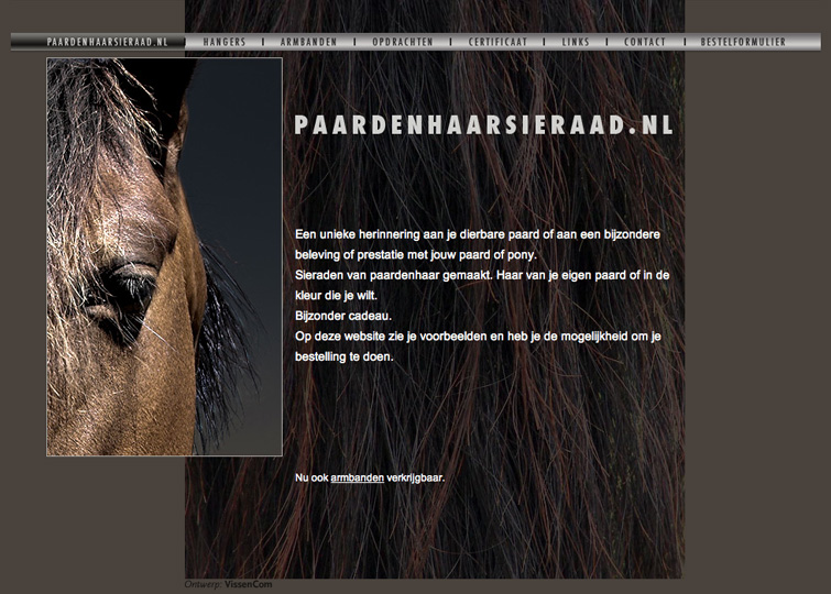 website: Paardenhaarsieraad