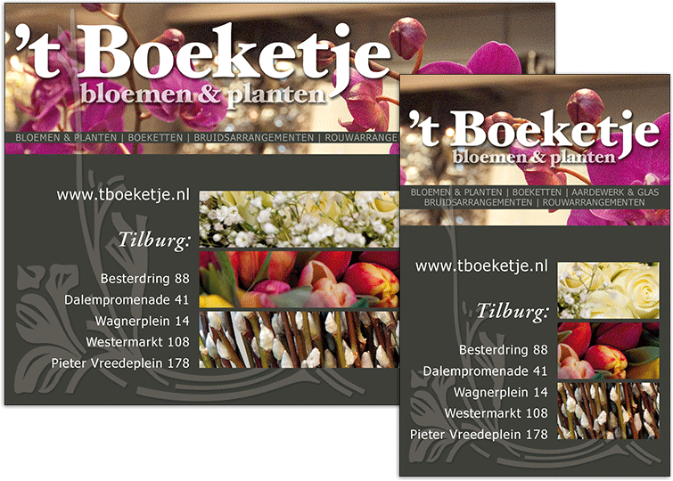 advertenties: 't Boeketje